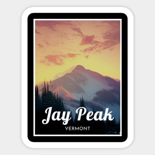 Jay Peak Vermont United States ski Sticker